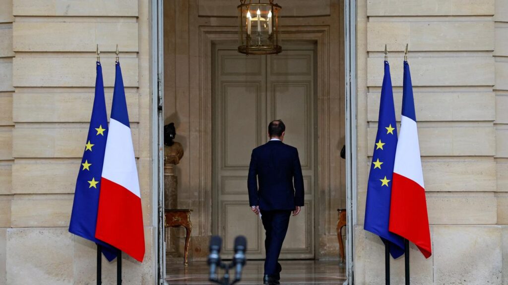 France’s fifth prime minister in two years, tendered his and his government’s resignation on Monday.
