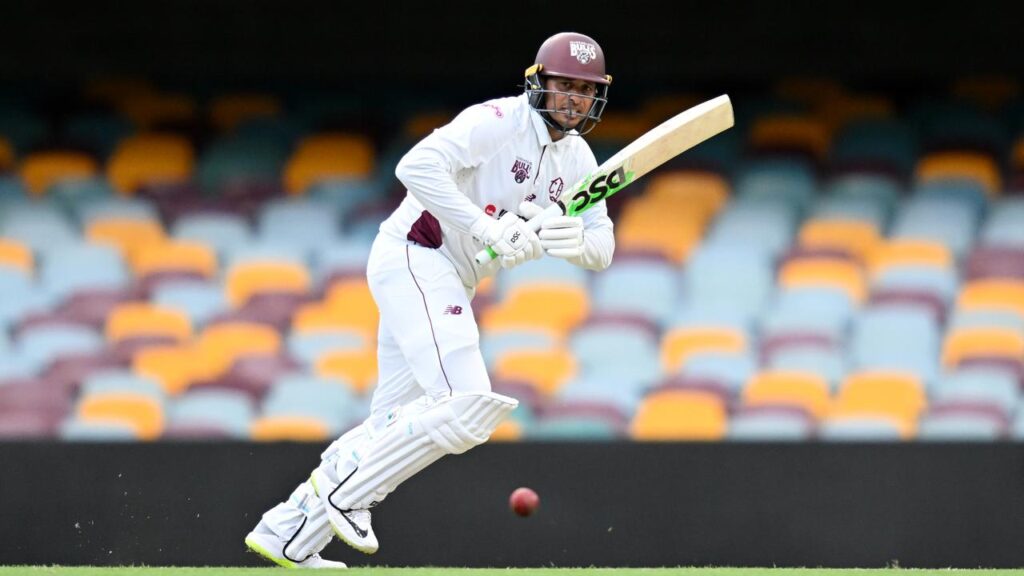 Usman Khawaja is starting to find form with a stylish 87 against NSW in the Sheffield Shield.