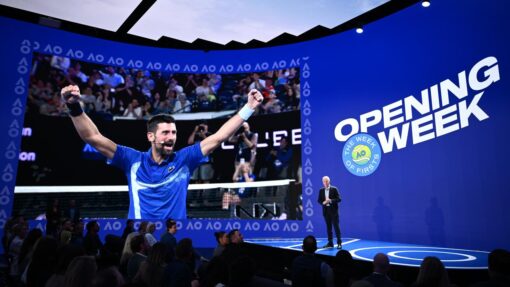 AUSTRALIAN OPEN TENNIS LAUNCH