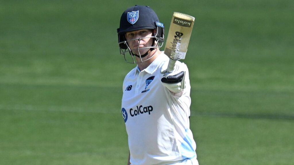 Steve Smith has started the season with a polished century for NSW.
