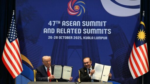 ASEAN leaders look to build trade ties as Trump departs Trump Asia