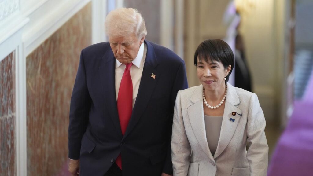 US President Donald Trump has met with Japan’s Prime Minister Sanae Takaichi in Tokyo.