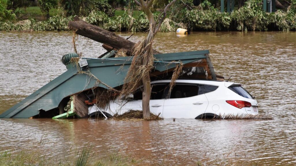 An enormous flash flood destroyed much of Eugowra on November 14, 2022.