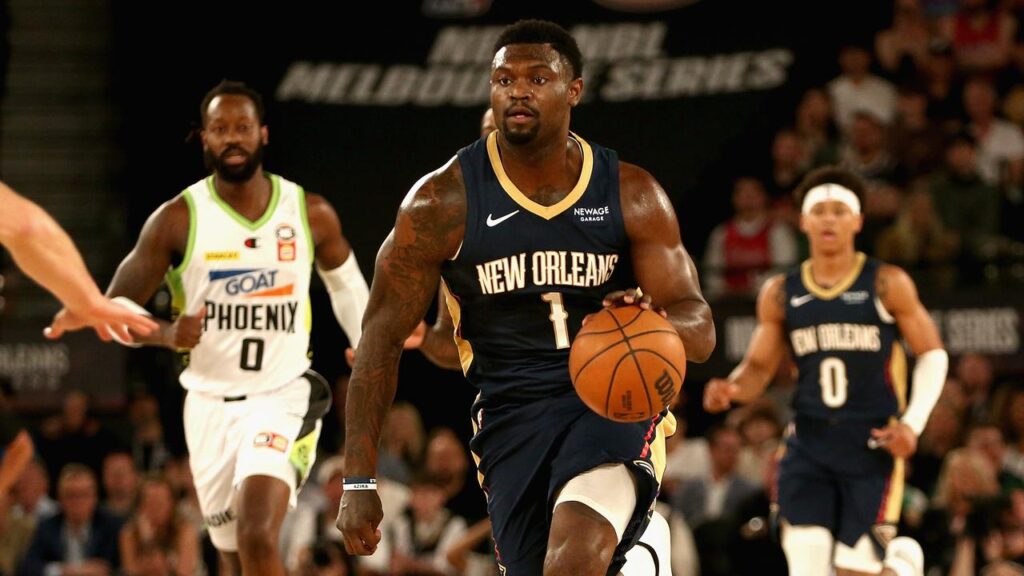A first-half cameo from Zion Williamson has steered New Orleans to a big win over the SEM Phoenix.
