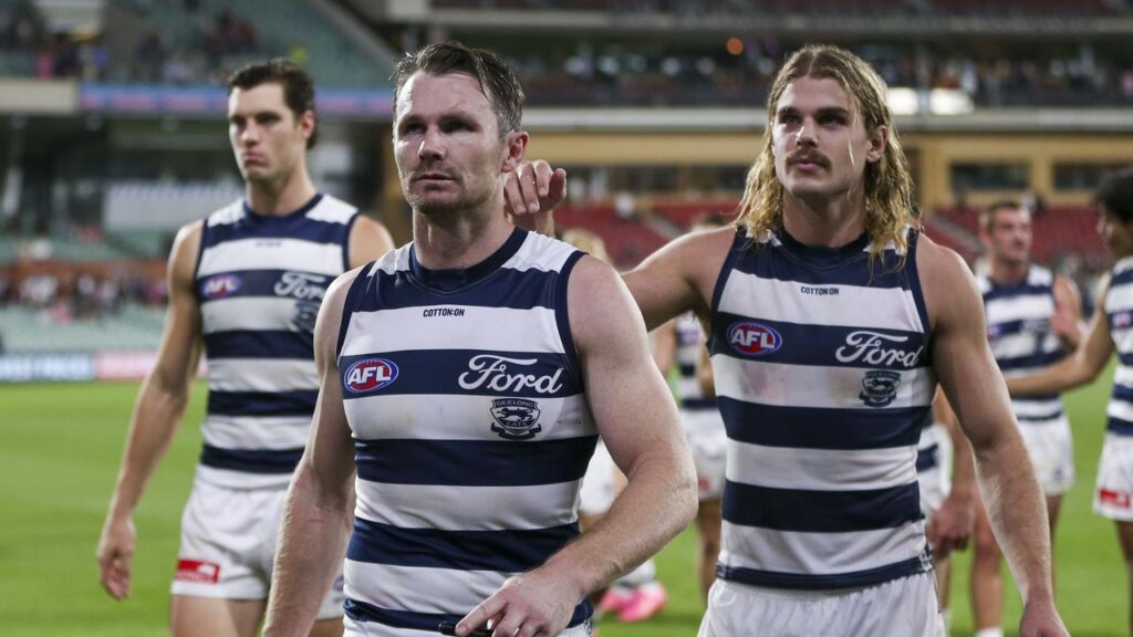 Bailey Smith was criticised over social media posts referring to himself and Patrick Dangerfield.
