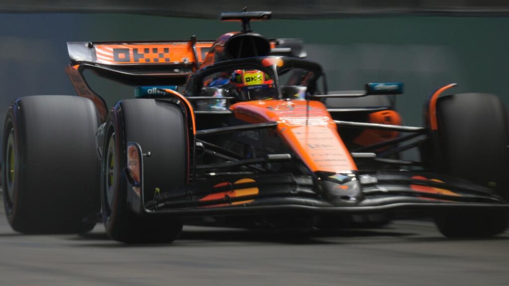 McLaren’s championship leader Oscar Piastri was third fastest in Singapore GP qualifying.

