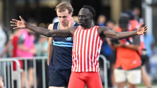 Fitting end to frantic campaign for track star Gout GPS ATHLETICS GOUT GOUT