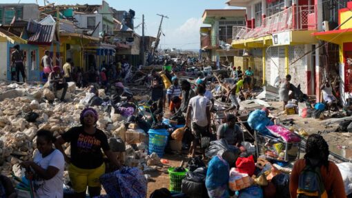 Death toll climbs in Caribbean as hurricane moves north APTOPIX Jamaica Extreme Weather