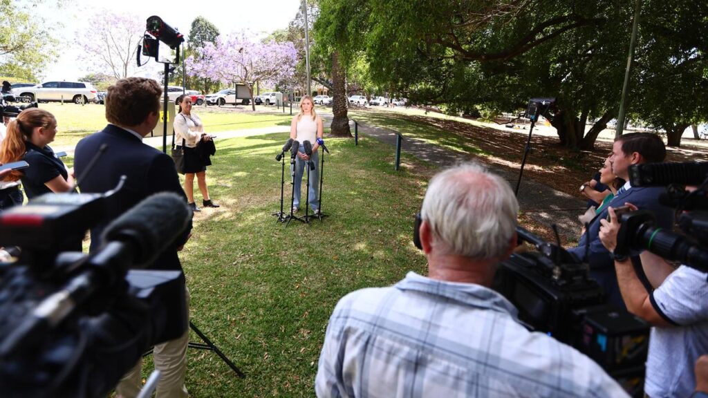 Four-time Olympic gold medallist Ariarne Titmus speaks to the media about her retirement.