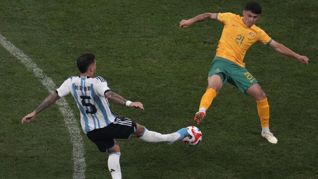 Alex Robertson is back in the Socceroos fold for matches against World Cup hosts Canada and the US.
