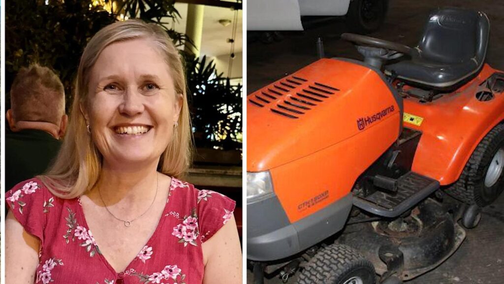 Prosecutors allege Frances Crawford’s death was staged to look like a lawnmower accident.
