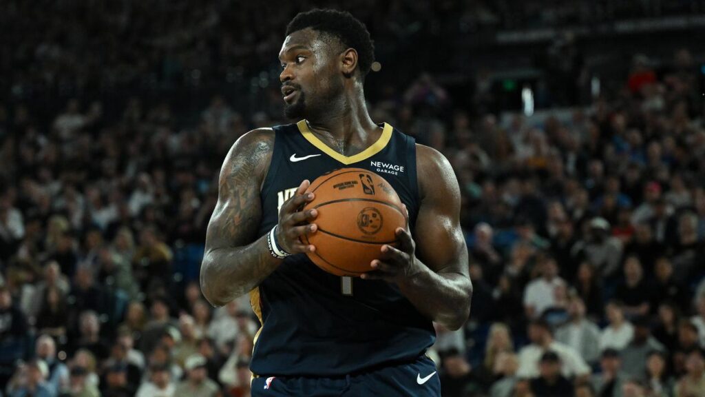 New Orleans Pelicans star Zion Williamson was a standout performer against Melbourne United. 
