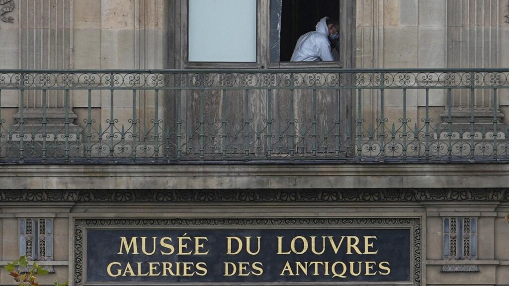 Two suspects have been arrested over a brazen robbery at the world’s most-visited museum.