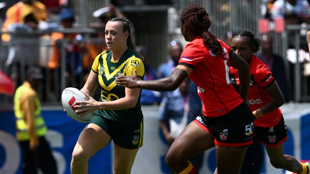Caitlin Turnbull scored a hat-trick in the Prime Minister’s XIII win in Port Moresby. 
