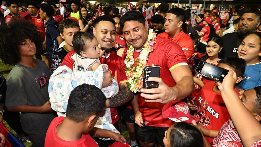 Jason Taumalolo (c) is revered by fellow Tongans and his career would be complete with a home Test.