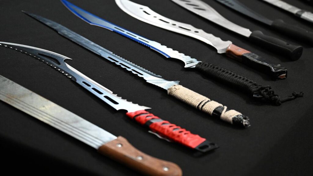 More than 20,000 ‘edged weapons’ have been taken off Victoria’s streets in the past year.
