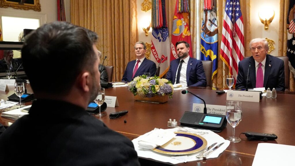 US President Donald Trump has hosted Ukraine’s President Volodymyr Zelenskiy at the White House.