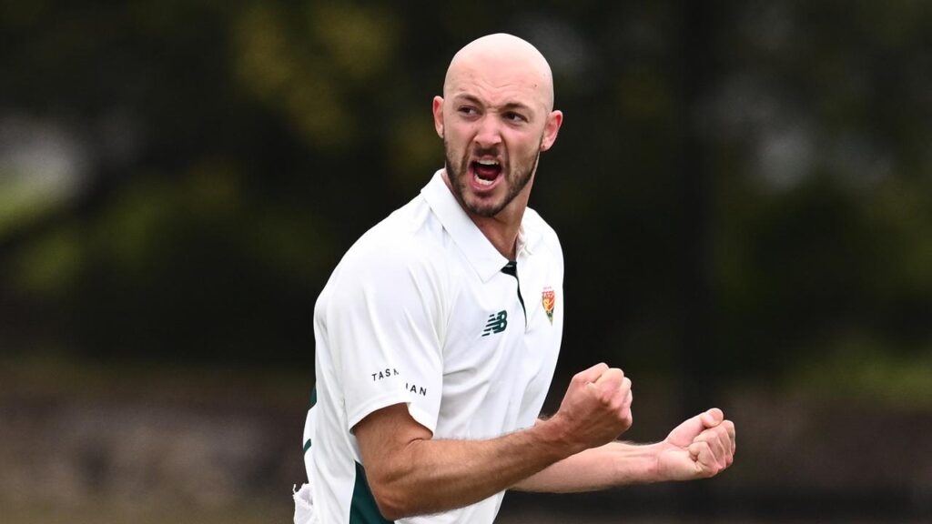 Tassie quick Gabe Bell has led the Tigers’ attack to within reach of a Shield win over WA.