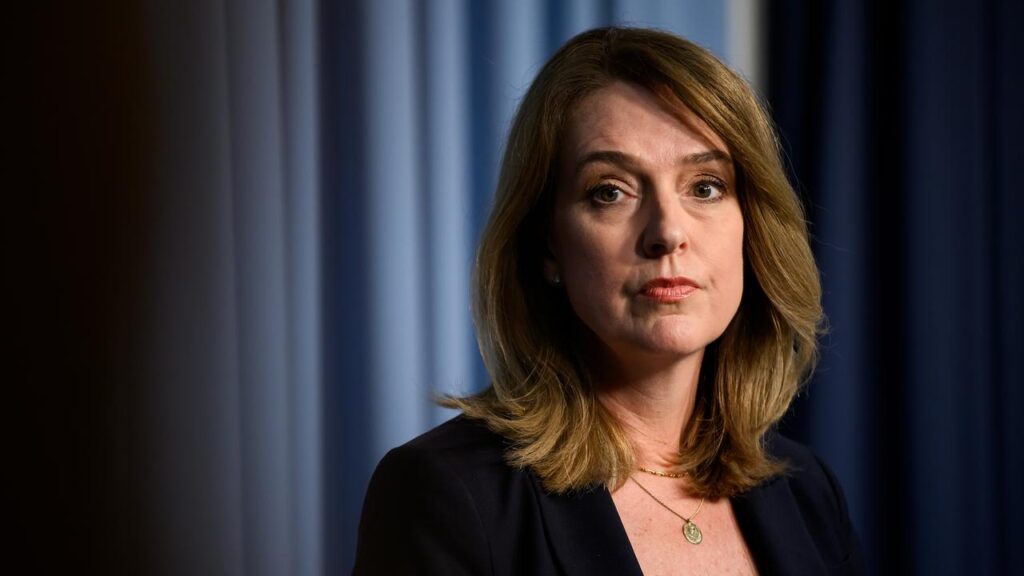 Kellie Sloane has nominated to lead the Liberals after the former party leader fell on his sword.
