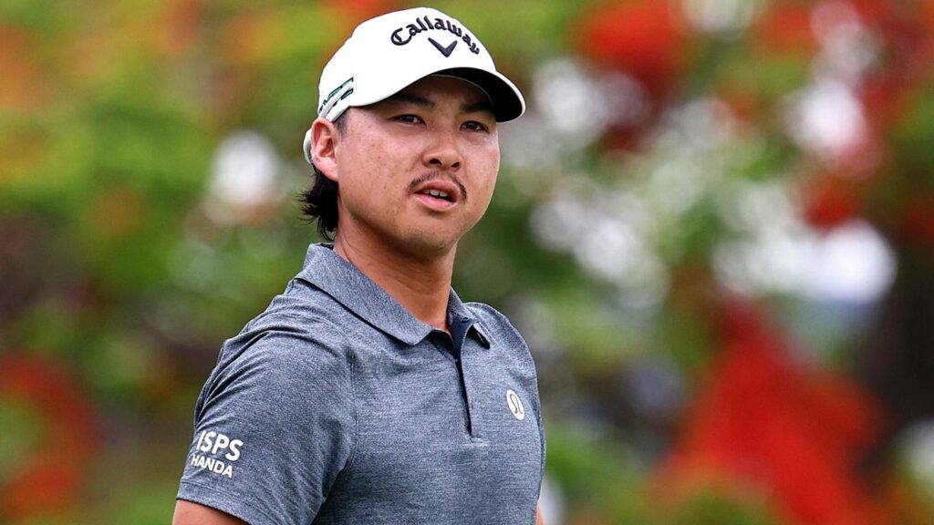 Min Woo Lee is hunting another Australian PGA title and is just one shot adrift with 18 to play.
