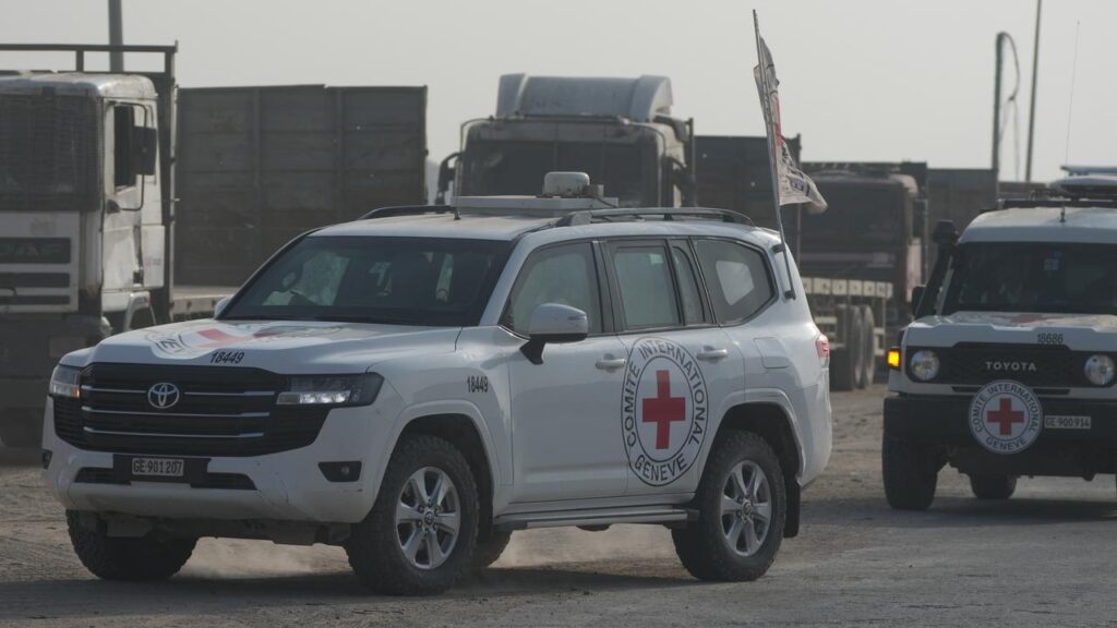 The Red Cross has transferred a body to the Israeli army ahead of the identification of the remains.
