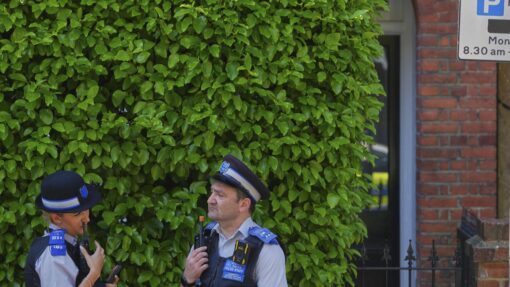 Britain Starmer Fire