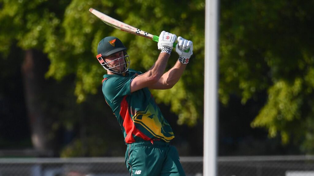 Ashes Test hopeful Beau Webster put in a player-of-the-match batting effort for Tasmania.
