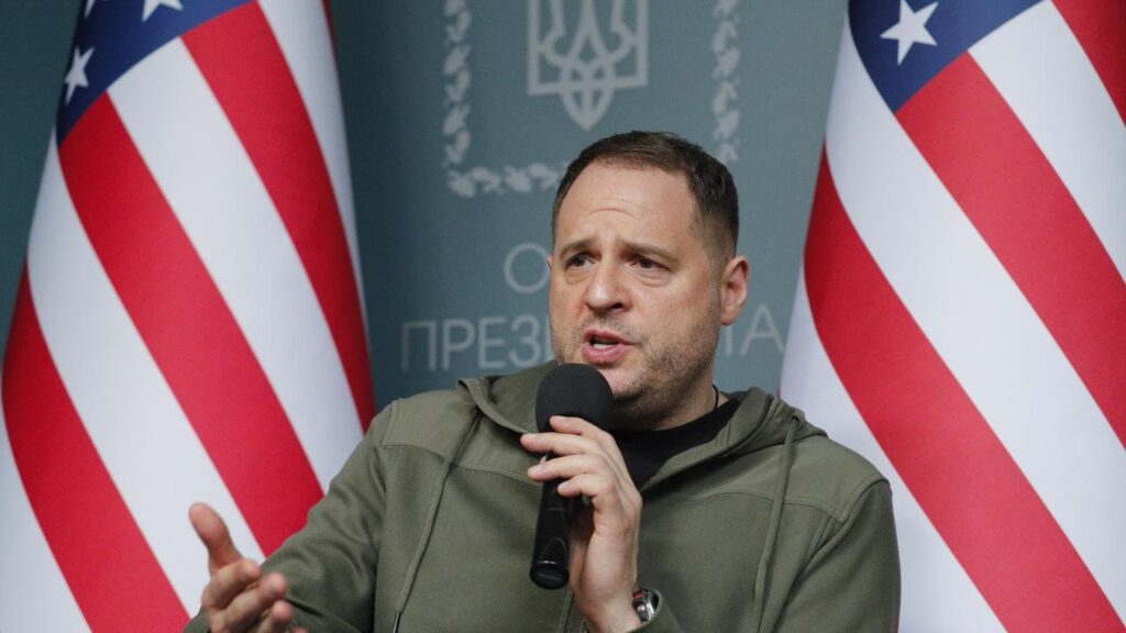 Ukraine chief of staff Andriy Yermak, key peace negotiator, has quit hours after an anti-graft raid.
