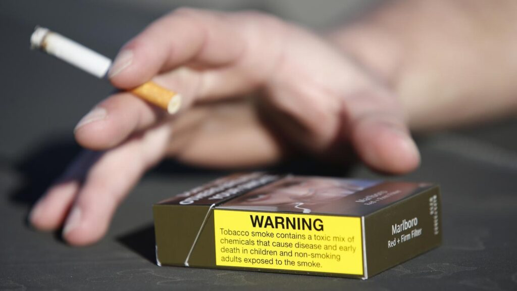 Retailers are reporting a slump in tobacco sales, blaming black market sellers and high taxes.

