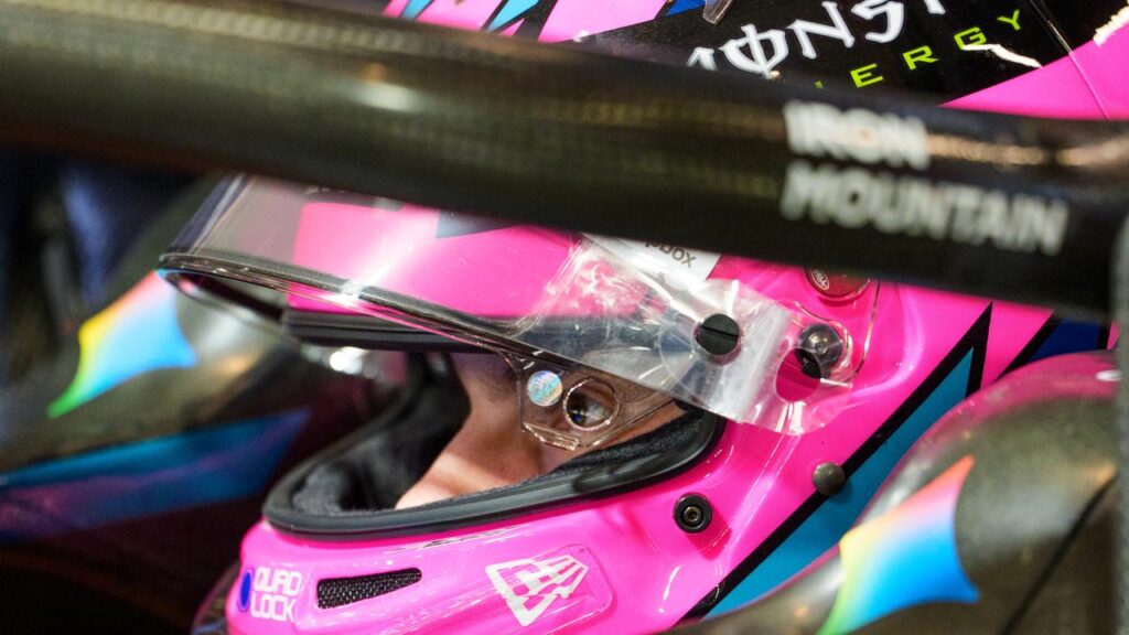 McLaren driver Oscar Piastri of Australia had to battle to get to fifth in Las Vegas F1 qualifying.
