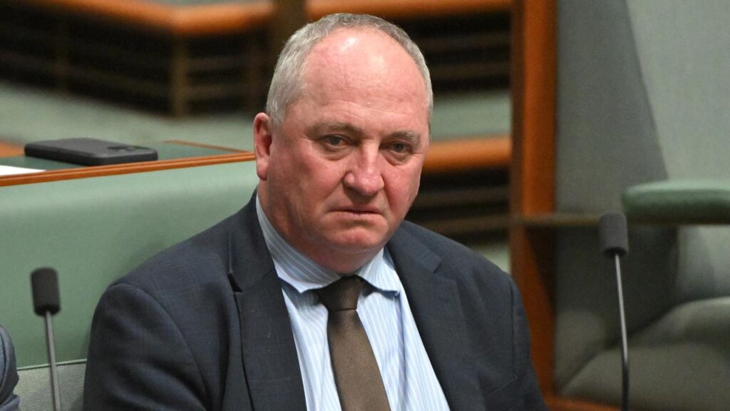 National MP Barnaby Joyce has made his future intentions clear. 
