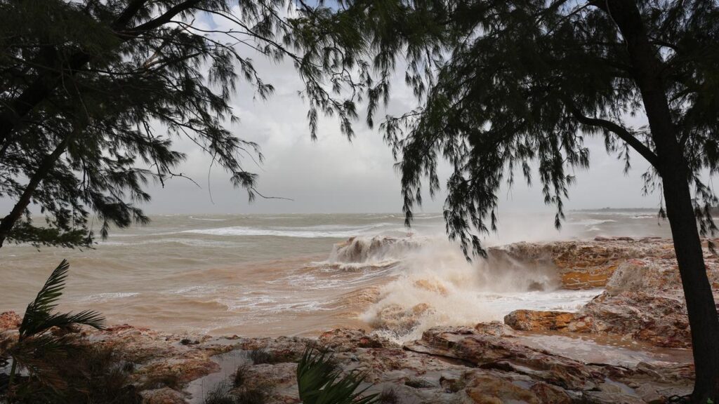 Tropical Cyclone Fina is impacting island and coastal communities as it approaches Darwin.
