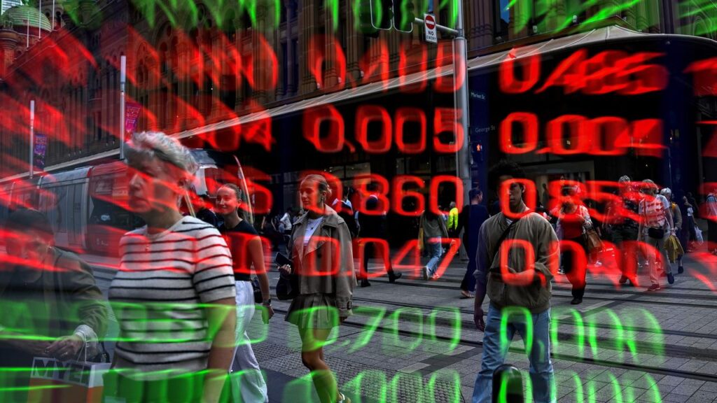 All 11 sectors on the ASX finished lower, with technology and materials having the biggest losses.
