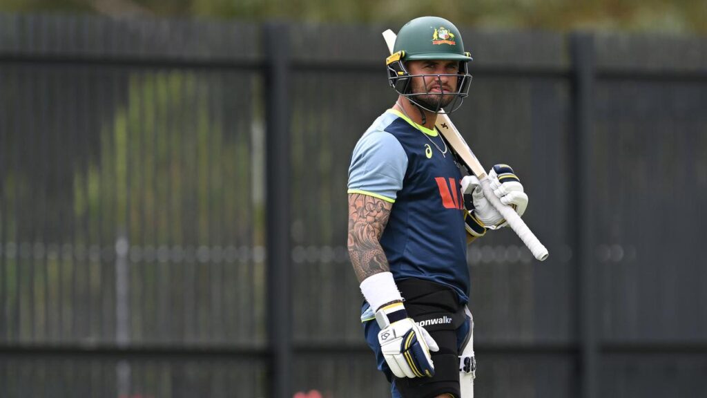 OPENER IN WAITING: Jake Weatherald will make his Test debut in the first Ashes Test in Perth.
