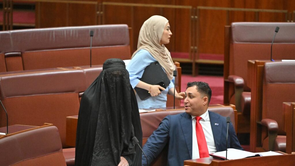 Fatima Payman has warned Pauline Hanson’s burqa performance will fuel abuse against female Muslims.
