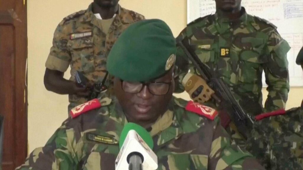 The “High Military Command for the Restoration of Order” ousted President Umaro Sissoco Embalo.
