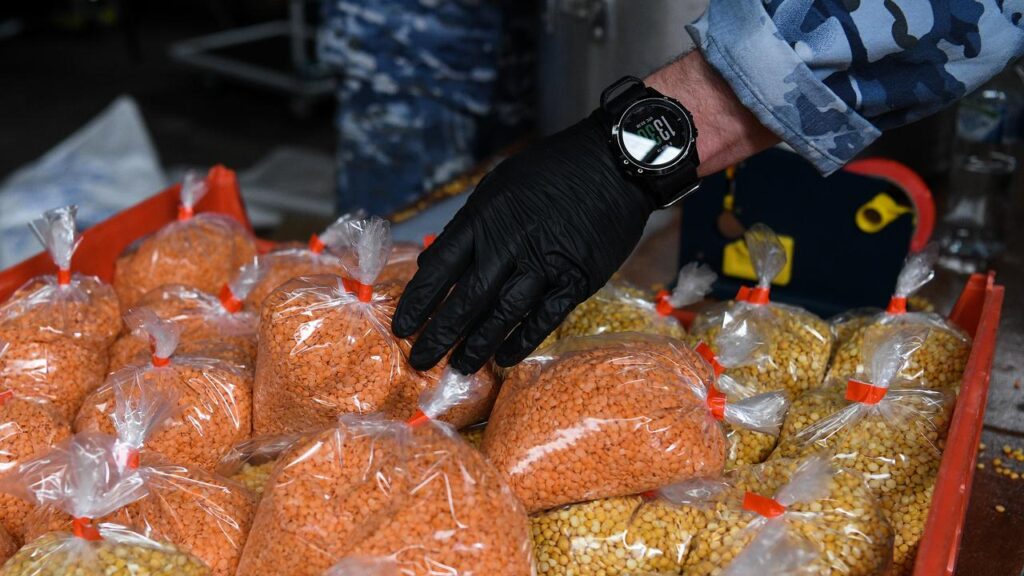 Lentils are painstakingly graded according to colour, size, moisture content and foreign materials.
