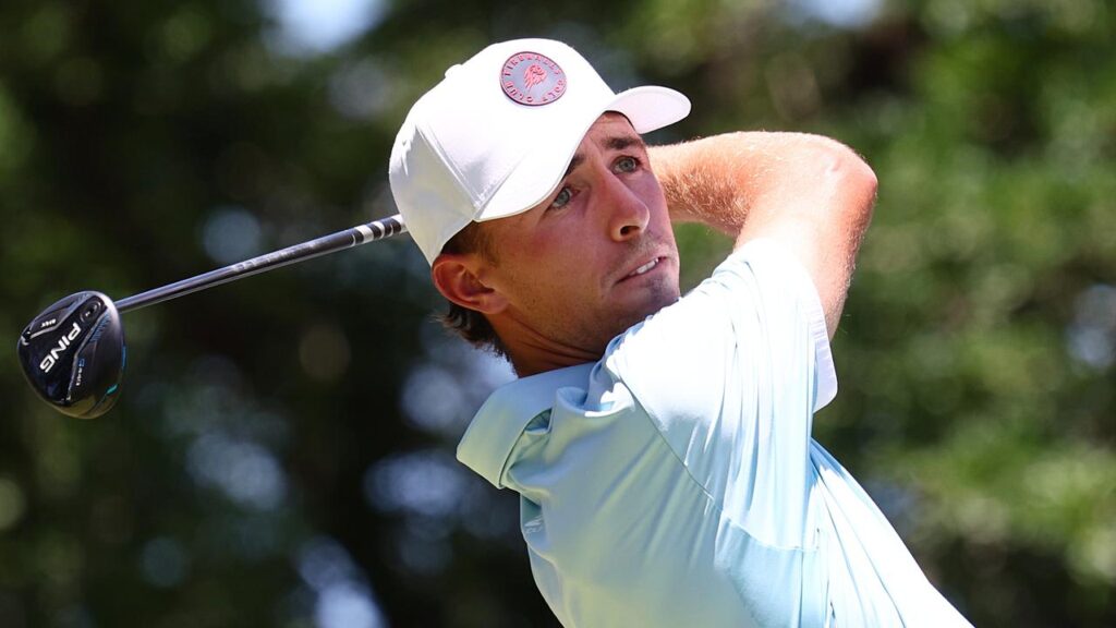 Spain’s David Puig opened a handy lead late in the Australian PGA Championship.  
