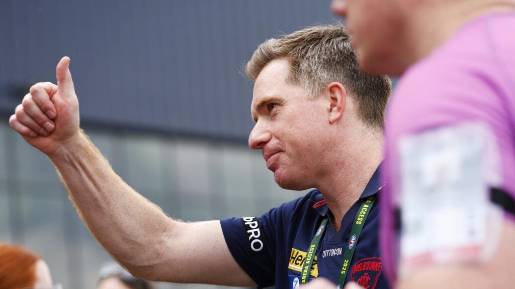Melbourne coach Mick Stinear wants to “take a breath” before deciding what to do in 2026.
