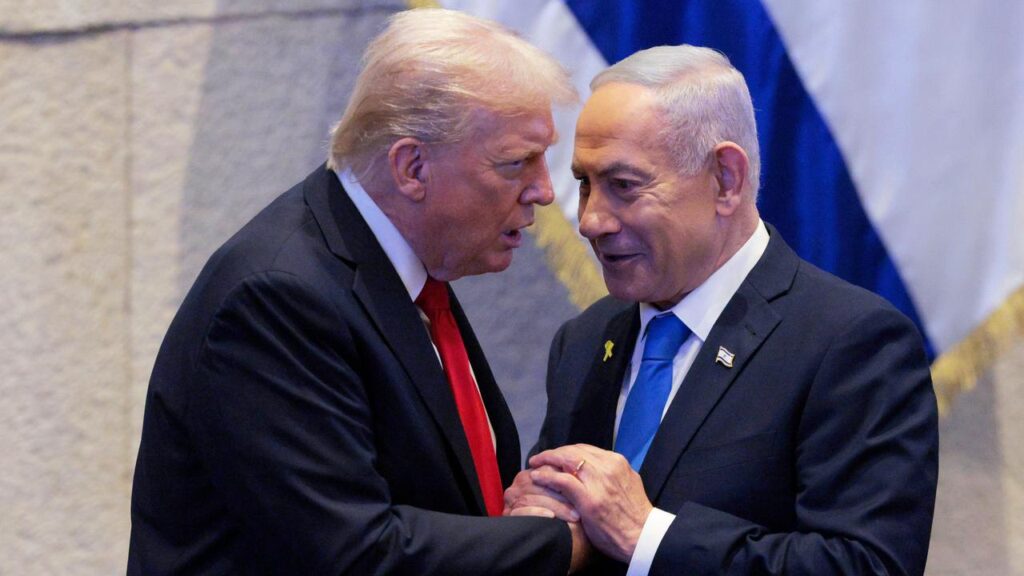 Donald Trump calls the corruption case against Benjamin Netanyahu “unjustified prosecution”.
