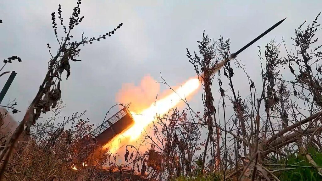 Russian forces are putting pressure on Ukrainian troops in a war of attrition in the countryside.
