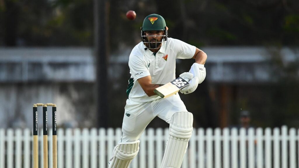 Tigers allrounder Nikhil Chaudhary has blasted his way into the Sheffield Shield history books.
