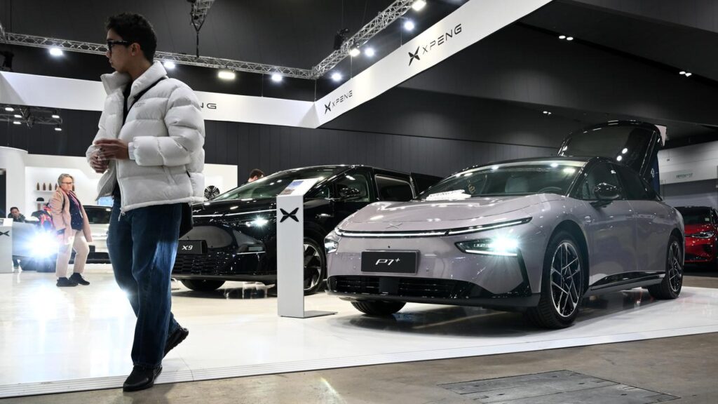 Electric vehicles have registered their highest market share yet at 9.7 per cent of new car sales.
