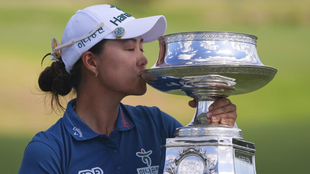 Women’s PGA champion Minjee Lee has won the Greg Norman Medal for a record fourth time.
