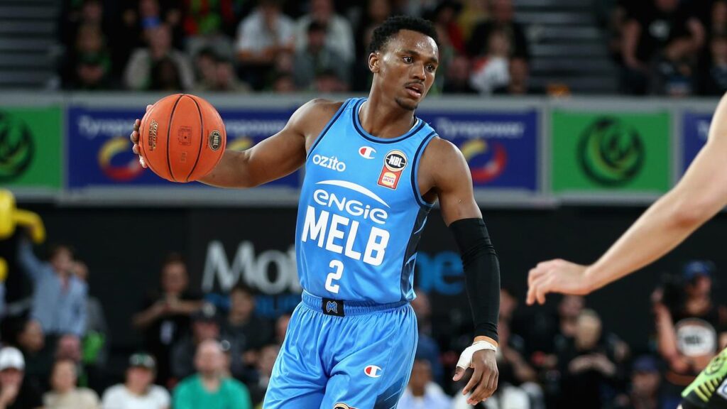 Melbourne United guard Tyson Walker scored 24 points in the team’s NBL win over the Phoenix.
