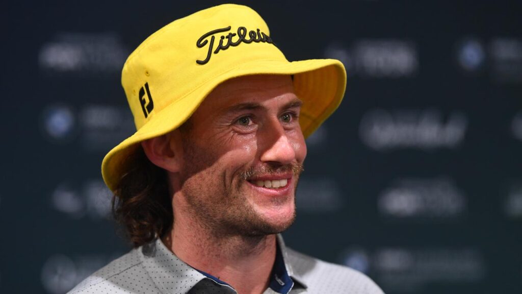 Daniel Gale was all smiles after his hole-in-one earned him a new car worth almost $300,000.
