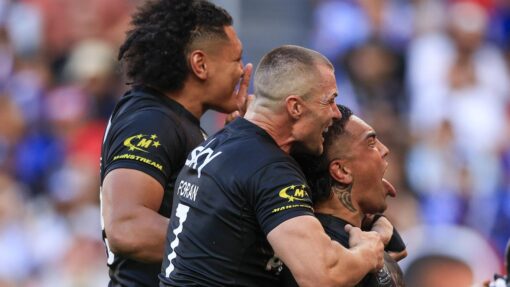 Kiwis a sleeping giant no more as Foran exits a winner PACIFIC CHAMPIONSHIPS KIWIS SAMOA