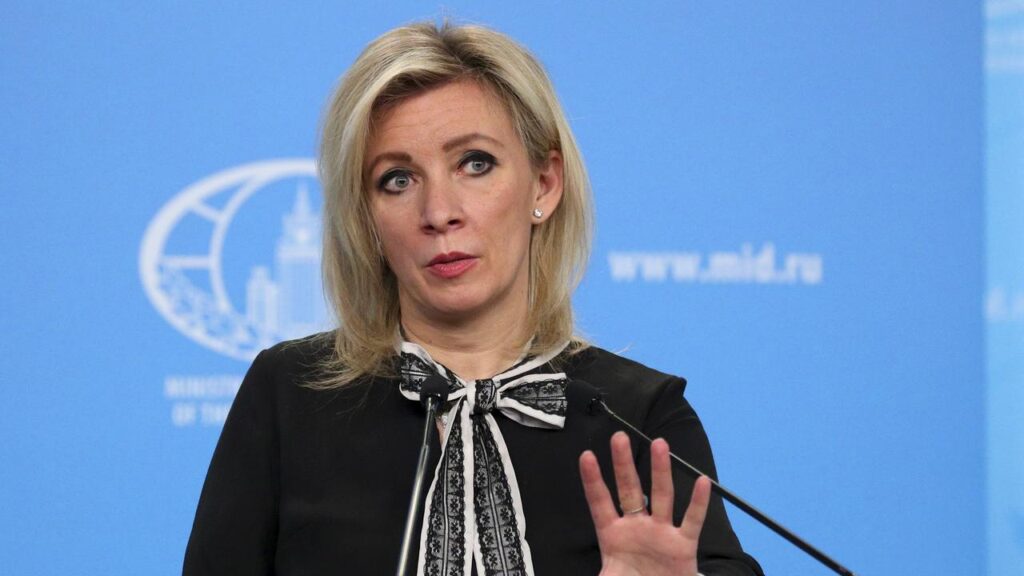 “NATO’s desire to pull Ukraine into its orbit remains a threat to us,” Maria Zakharova says.
