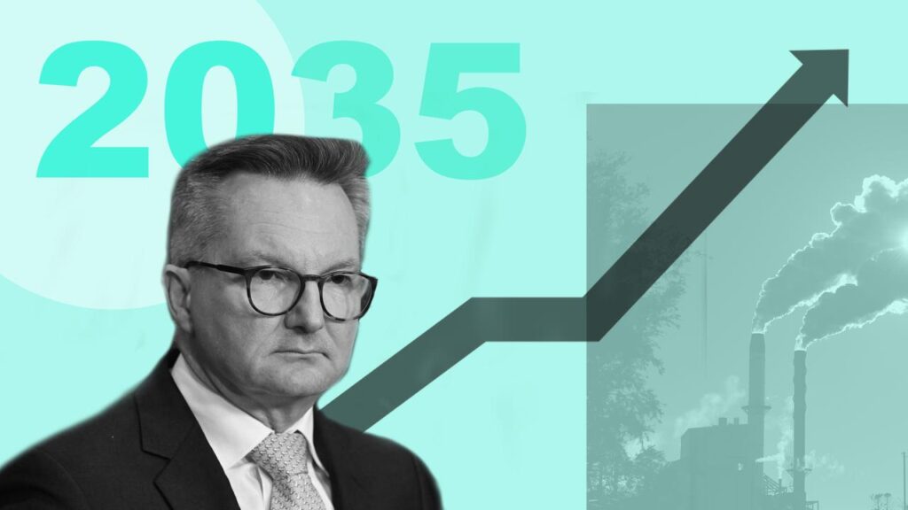 Climate Change Minister Chris Bowen faces an uphill battle to ensure Australia meet its 2035 target.
