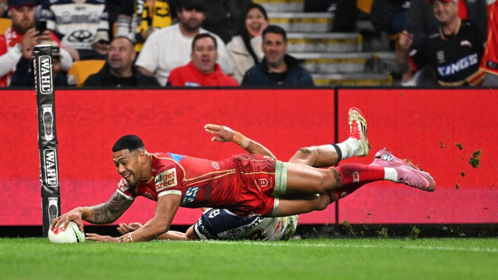 Dolphins winger Jamayne Isaako is a point-scoring whiz who wants to stay at the club beyond 2026.
